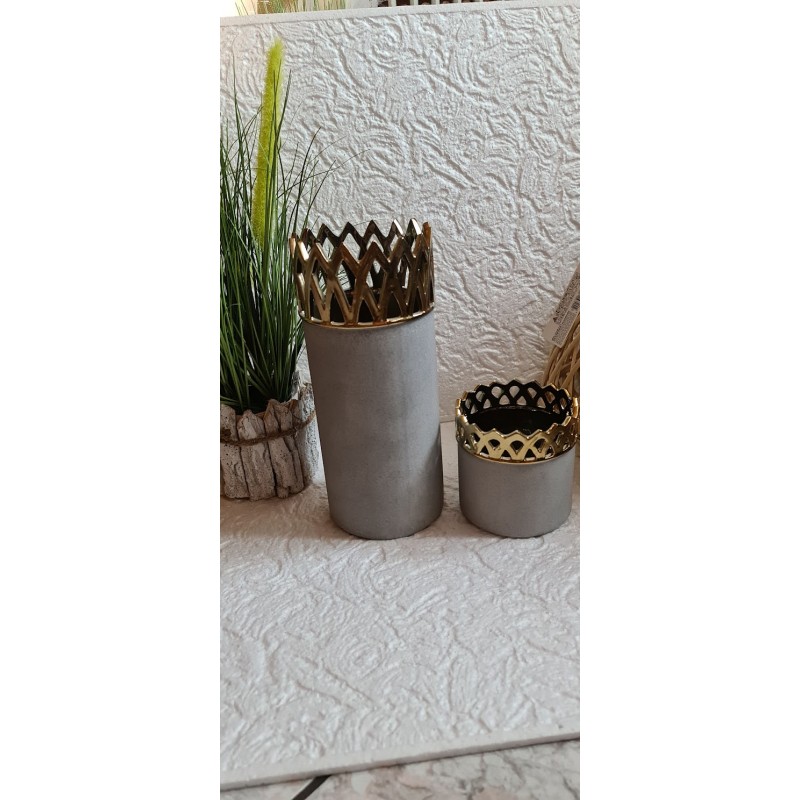 Wazon ceramiczny efekt betonu