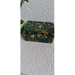 Welurowe szkatułki na biżuterię, kuferki na biżuterię lub drobiazgi