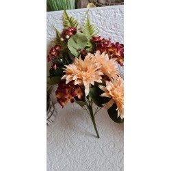 Sztuczny bukiet dalie i hortensje