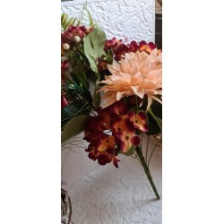 Sztuczny bukiet dalie i hortensje