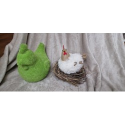 Gniazdo z gałązek średnica ok 20 cm