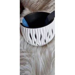 Doniczka, osłonka BOWL SANDY - BIAŁY