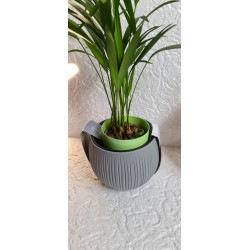 Doniczka, osłonka BETON BOWL SZARA